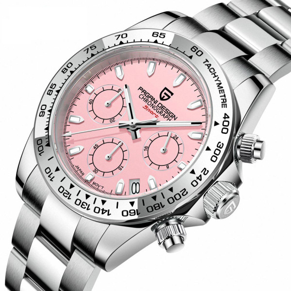 Наручний годинник Pagani Design PD-1727 Silver-Pink фото 3