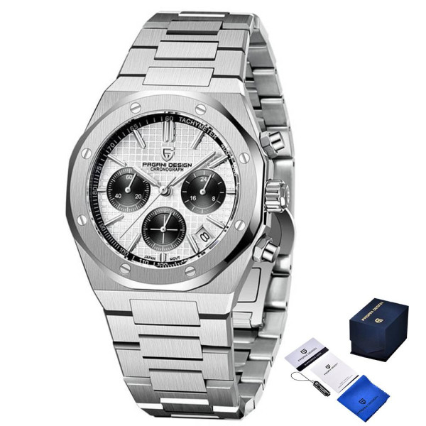 Мужские часы Pagani Design PD-1707 Silver-Silver фото 1