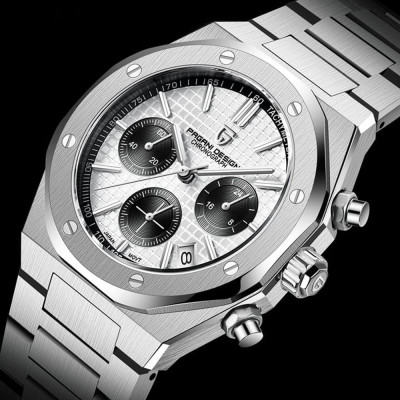 Чоловічий годинник Pagani Design PD-1707 Silver-Silver