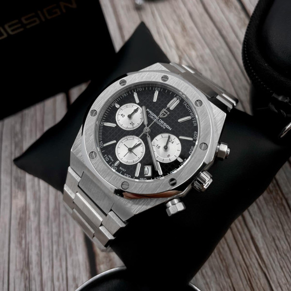 Мужские часы Pagani Design PD-1707 Silver-Black фото 8