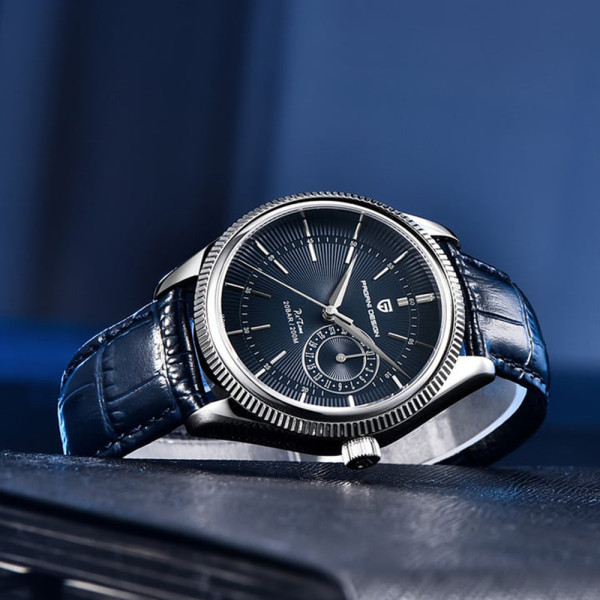 Мужские часы Pagani Design PD-1689 Silver-Blue-Blue фото 4