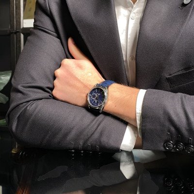 Pagani Design PD-1689 Silver-Blue-Blue