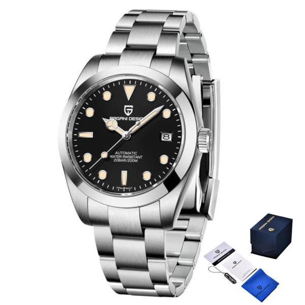 Мужские часы Pagani Design PD-1692 Silver-Black-Orange фото 1