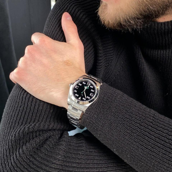 Чоловічий годинник Pagani Design PD-1692 Silver-Black-Green фото 5