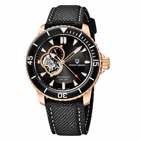 Чоловічий годинник Pagani Design PD-1674 Gold-Black фото 1