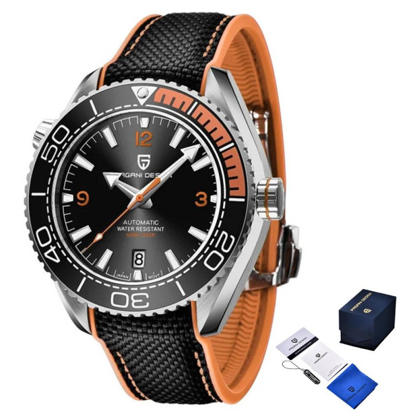 Мужские часы Pagani Design PD-1679 Silver-Black фото 1