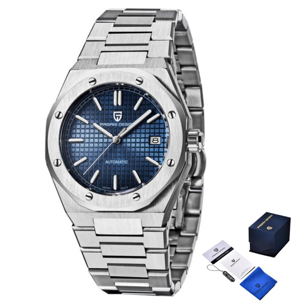 Мужские часы Pagani Design PD-1673 Silver-Blue фото 1