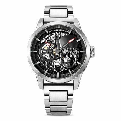 Чоловічий годинник Pagani Design PD-1665 Silver-Black