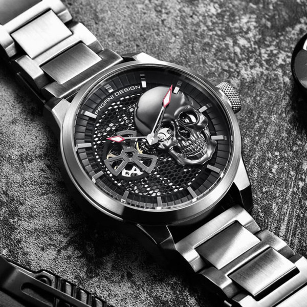Чоловічий годинник Pagani Design PD-1665 Silver-Black фото 3