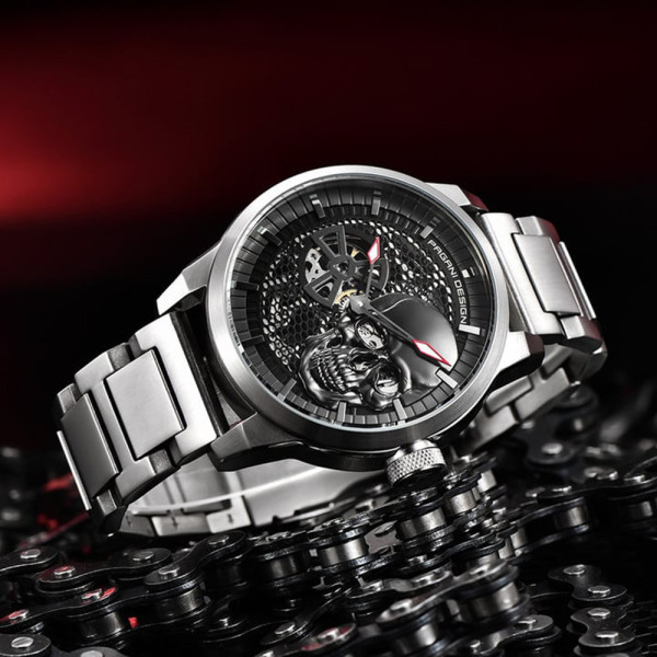 Чоловічий годинник Pagani Design PD-1665 Silver-Black фото 5