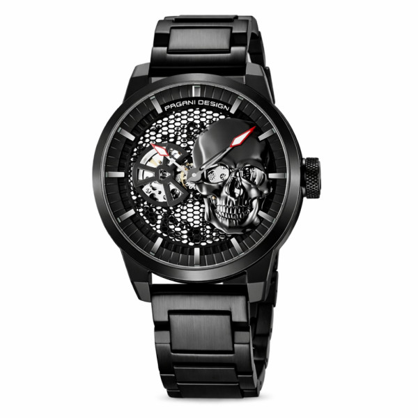 Мужские часы Pagani Design PD-1665 All Black Metal фото 1