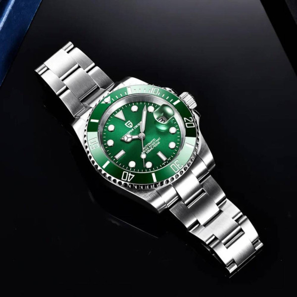 Мужские часы Pagani Design PD-1661 Silver-Green фото 6