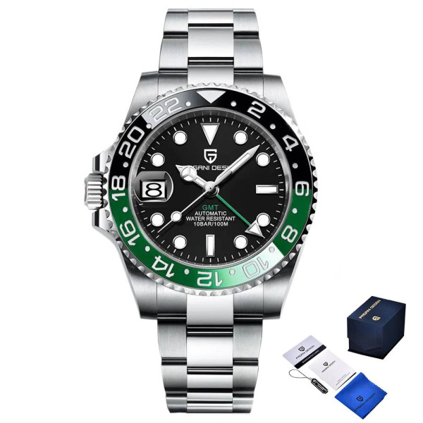 Мужские часы Pagani Design PD-1662 Black-Green фото 1