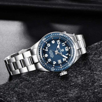 Pagani Design PD-1649 Silver-Blue Metal