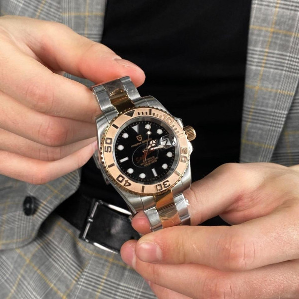 Мужские часы Pagani Design PD-1651 Gold-Black фото 4