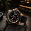 Мужские часы Pagani Design PD-1651 Gold-Black Silicone фото 6