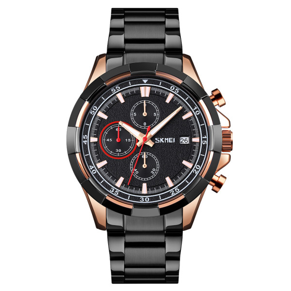Мужские часы Skmei 9192RGBK Rose Gold-Black фото 1