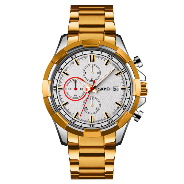 Чоловічий годинник Skmei 9192GD Gold фото 1