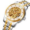 Чоловічий годинник Skmei 9310TGDSI Silver-Gold-Silver фото 3