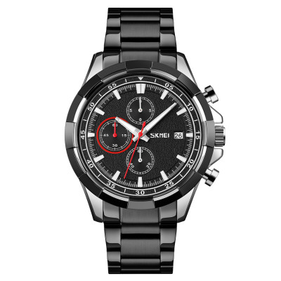 Мужские часы Skmei 9192SIBK Silver-Black