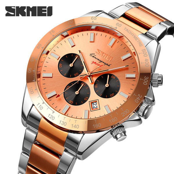 Чоловічий годинник Skmei 9259RGRG Rose Gold-Rose Gold фото 3