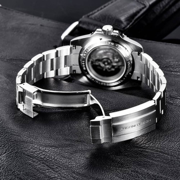 Мужские часы Pagani Design PD-1661 Silver-Black фото 5