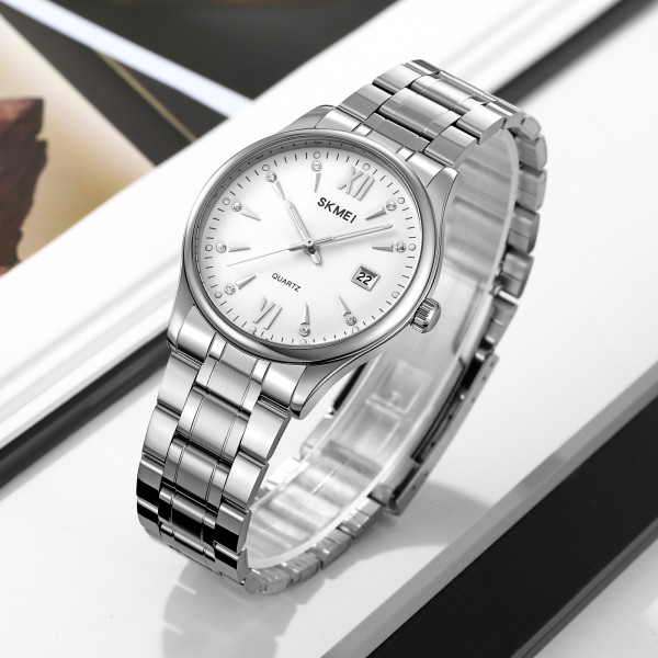 Чоловічий годинник Skmei 2158SIWT Silver-White фото 5