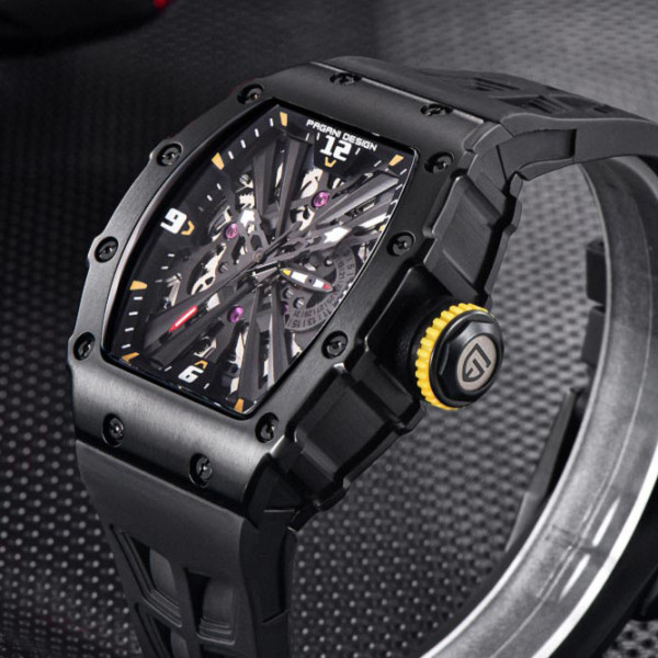 Чоловічий годинник Pagani Design PD-1738 All Black фото 3