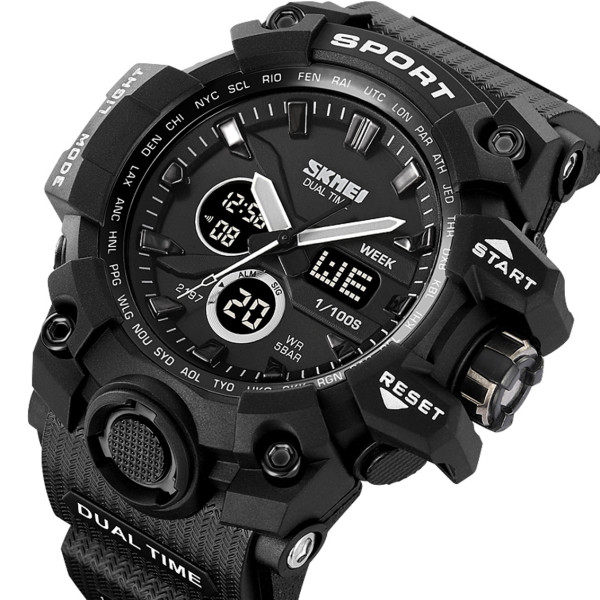 Чоловічий годинник Skmei 2197BK Black фото 4