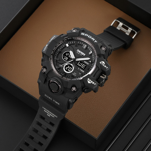 Чоловічий годинник Skmei 2197BK Black фото 6