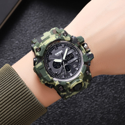Skmei 2197CMGN Army Green Camouflage
