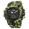 Чоловічий годинник Skmei 2197CMGN Army Green Camouflage фото 2