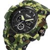 Чоловічий годинник Skmei 2197CMGN Army Green Camouflage фото 3