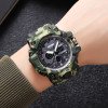 Чоловічий годинник Skmei 2197CMGN Army Green Camouflage фото 4