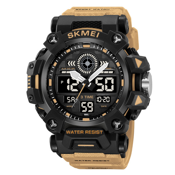 Чоловічий годинник Skmei 2226KH Khaki фото 1