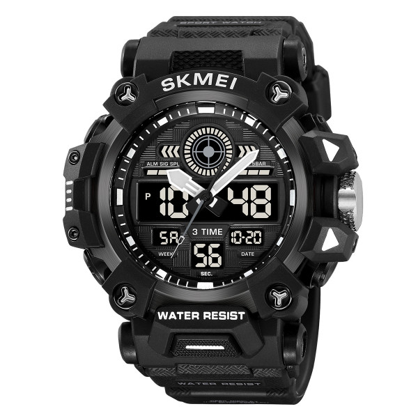 Чоловічий годинник Skmei 2226BK Black фото 1