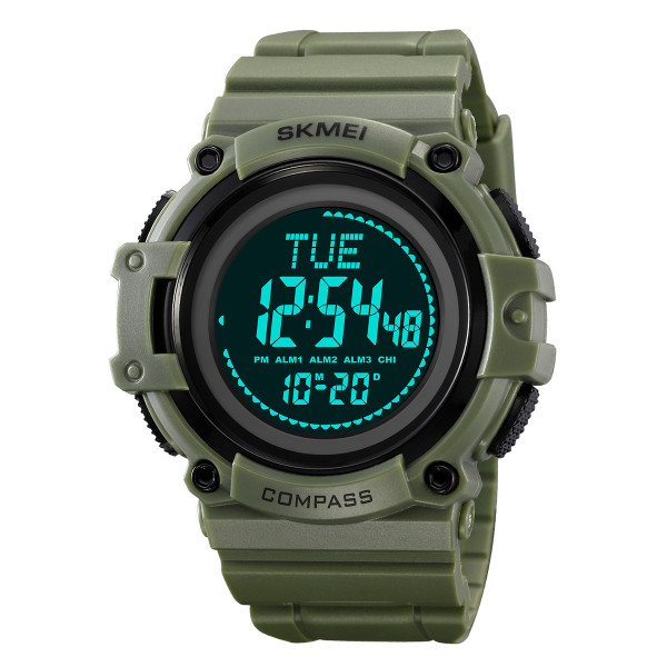 Мужские часы Skmei 2233AG Army Green фото 3