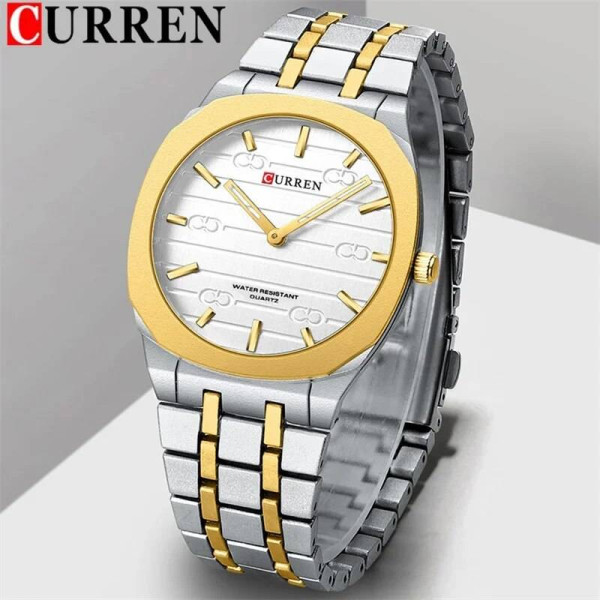 Чоловічий годинник Curren 8444 White фото 3