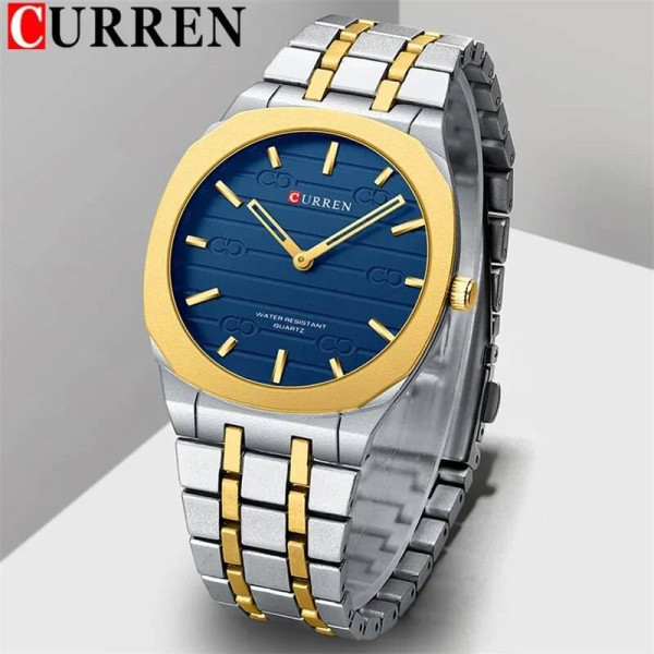 Чоловічий годинник Curren 8444 Blue фото 3