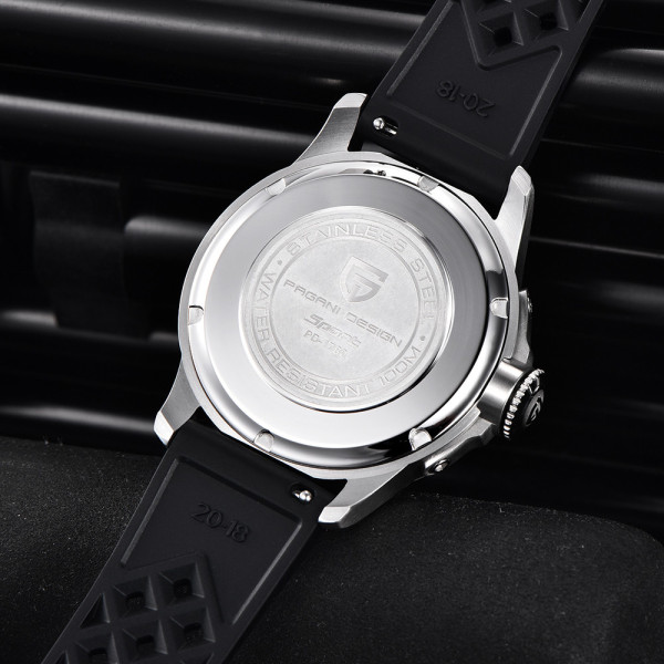 Чоловічий годинник Pagani Design PD-1780 Black-White фото 6