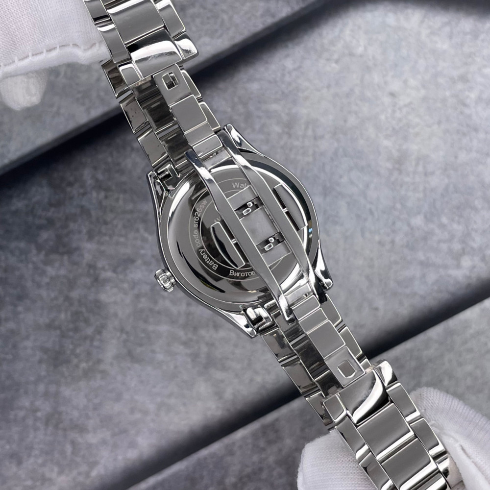 ピストン型置時計 シルバー メタル製 ⌚Купить Женские часы Awarder 035 Херсон I Silver-Black за 1 385