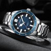 Чоловічий годинник Curren 8450 Silver-Blue фото 4