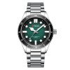 Чоловічий годинник Curren 8450 Silver-Green фото 2