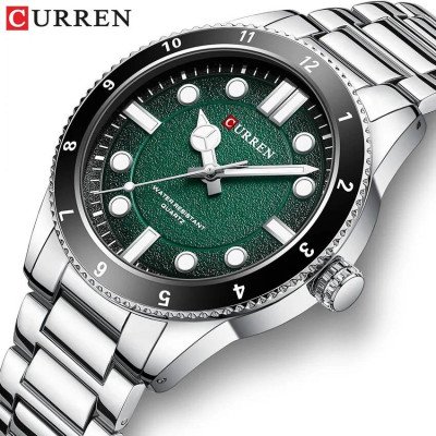 Curren 8450 Silver-Green