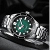 Чоловічий годинник Curren 8450 Silver-Green фото 4