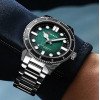 Чоловічий годинник Curren 8450 Silver-Green фото 5