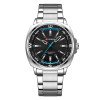 Чоловічий годинник Curren 8455 Silver-Black фото 2