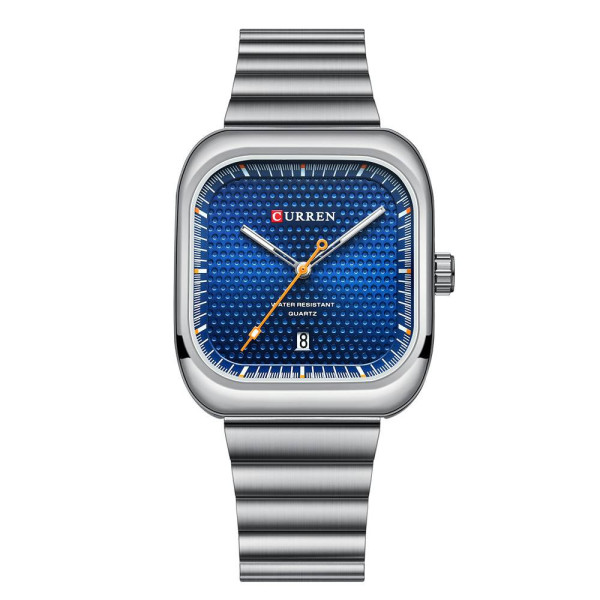 Мужские часы Curren 8460 Silver-Blue фото 1