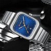 Мужские часы Curren 8460 Silver-Blue фото 4