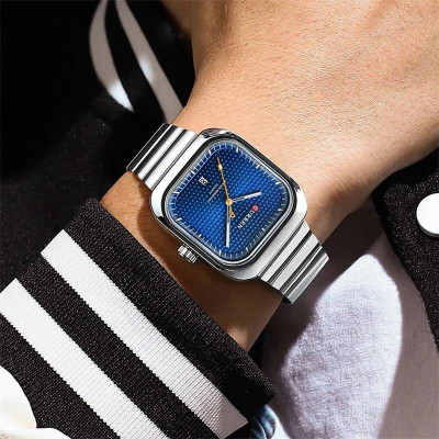 Curren 8460 Silver-Blue